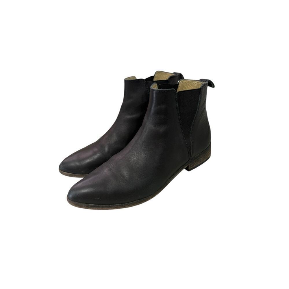 Nisolo Everyday Chelsea Boot Black Leather Ankle Booties Western Women’s 10